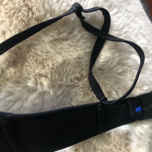 CROCHET TRIANGLE NEOPRENE BIKINI BLUE ANAWHATA top only - Picture 9 of 11